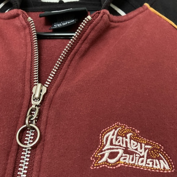 Harley Davidson Zip Up Hooded Jacket Women’s Size Medium - Picture 5 of 5